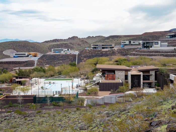 residence area of MacDonald Ranch at Henderson, Nevada