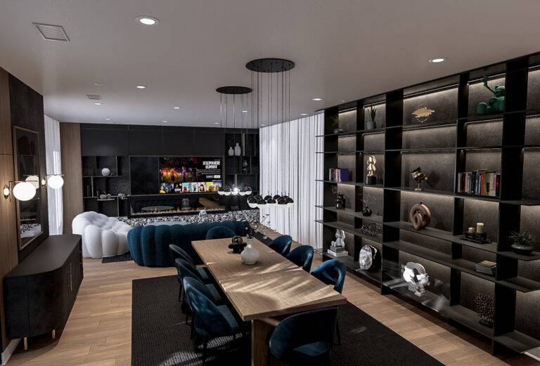 dining table in hall -after